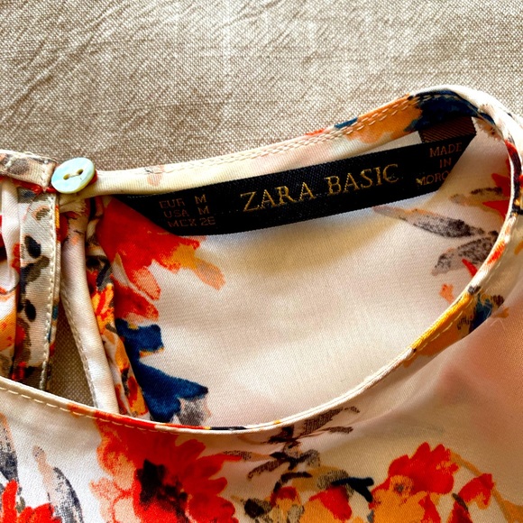 Zara floral crop top - Picture 2 of 3
